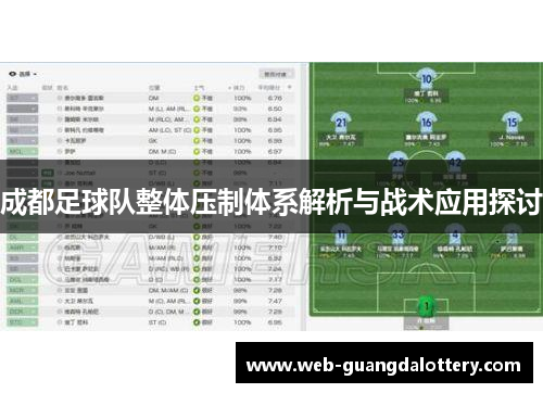 成都足球队整体压制体系解析与战术应用探讨
