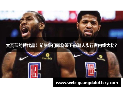 大瓦蓝的替代品!希腊豪门即将签下前湖人步行者内线大将? 大瓦蓝的替代品!希腊豪门即将签下前湖人步行者内线大将?